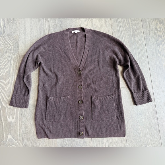 Madewell Sweaters - Madewell Asherton Waffle Cardigan Sweater in Brown Size Small
